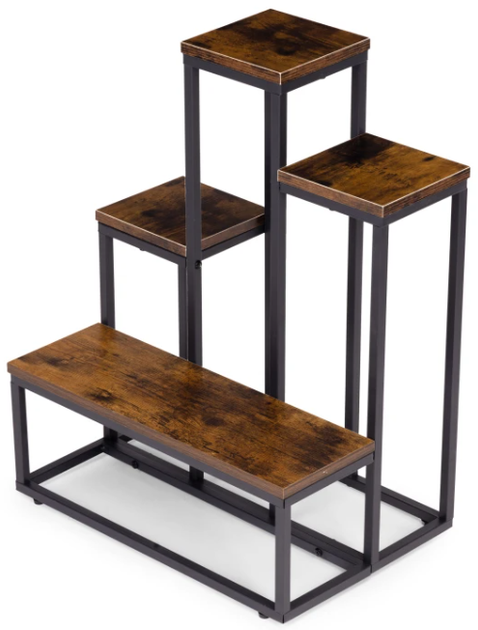 Підставка для квітів у горщиках ModernHome by Multistore ME-ATS19 4 полиці у стилі Лофт (5905817007745) - зображення 3