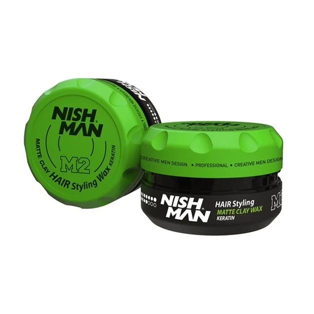 Глина для стилізації волосся Nishman Hair Matte Clay M2 100 мл - Фото 1 Глина для стилізації волосся Nishman Hair Matte Clay M2 100 мл - зображення 1