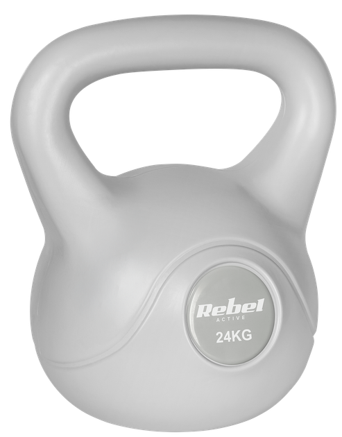 Гиря Rebel Active RBA-2322G-24 бітумна 24 кг Сіра (5901890122092) - зображення 4