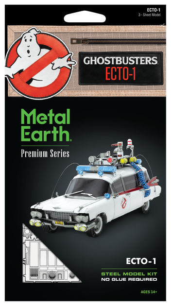 Металлический 3D конструктор Metal Earth Premium "Автомобиль Охотников за привидениями Ecto-1" (ICX230) - изображение 10