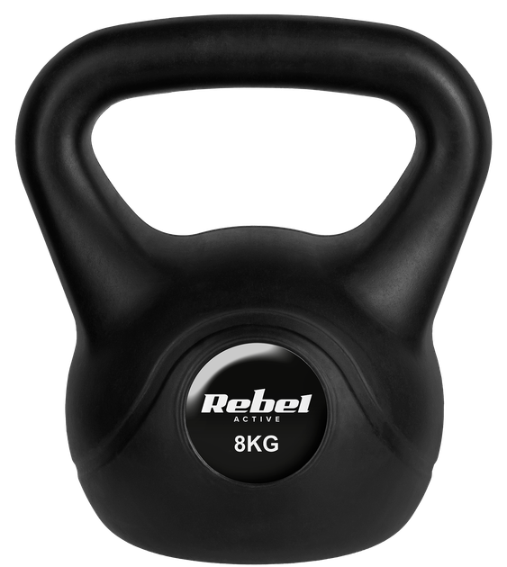 Гиря Rebel Active RBA-2314 бітумна 8 кг (5901890100892) - зображення 1