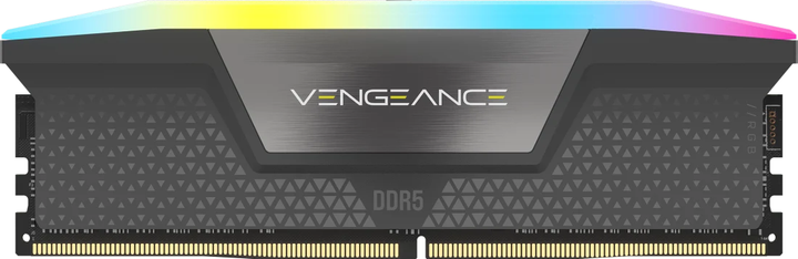 Pamięć RAM Corsair VENGEANCE RGB DDR5 32768MB PC5-51200 (Kit of 2x16384) Grey (CMH32GX5M2B6400Z36) - obraz 2