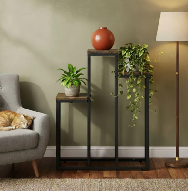 Підставка для квітів у горщиках ModernHome by Multistore ME-ATS16 3 полиці у стилі Лофт (5905817007714) - зображення 7
