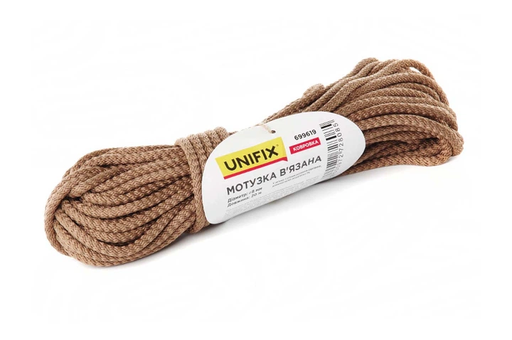 Веревка вязаная ФАЛ Unifix 8мм x 20м (699619) - Фото 1 Веревка вязаная ФАЛ Unifix 8мм x 20м (699619) - изображение 1