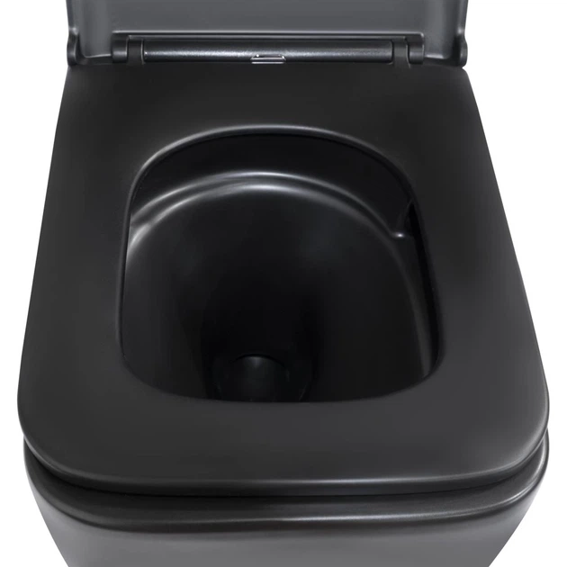 Унитаз подвесной Mixxus Premium DIVERSE-0301-T1 BLACK 530х365х373mm, система смыва TORNADO 1.0 (MP6600) - изображение 3