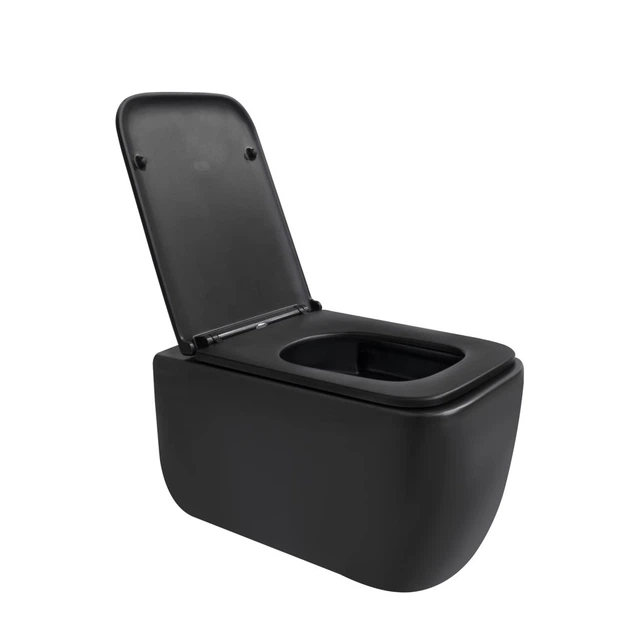 Унитаз подвесной Mixxus Premium DIVERSE-0301-T1 BLACK 530х365х373mm, система смыва TORNADO 1.0 (MP6600) - изображение 8