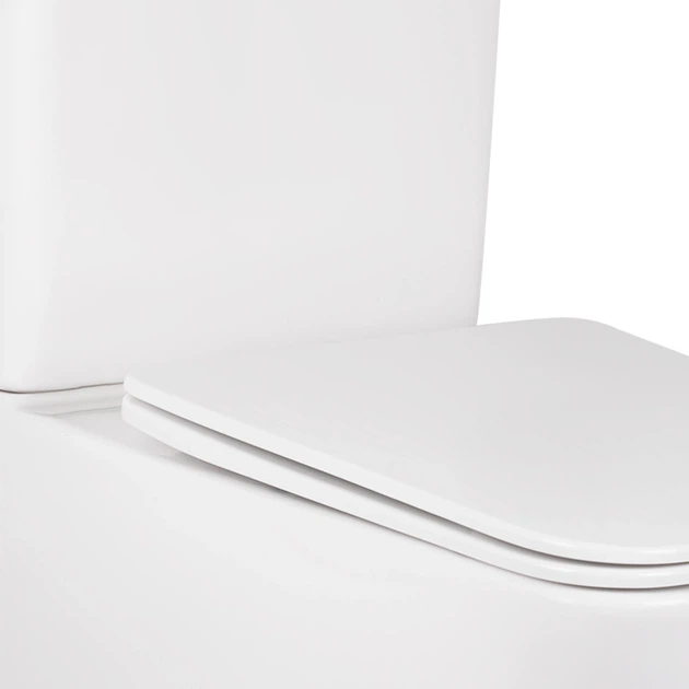 Унитаз-компакт Mixxus Premium Quadro-0402-R 675x390x855mm, система смыва RIMLESS (MP6458) - изображение 5