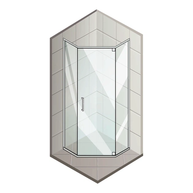 Душевая кабина без поддона Koer SR SC06-100x100x200-TR-01 прозрачное стекло Easy Clean 8мм, хром (KR5365) - изображение 12