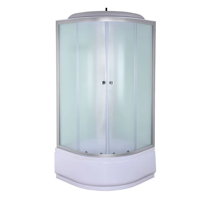 Бокс душевой без гидромассажа Mixxus STRONG SB01-90x90x215-FB SATIN с высоким поддоном (MI6884) - изображение 10
