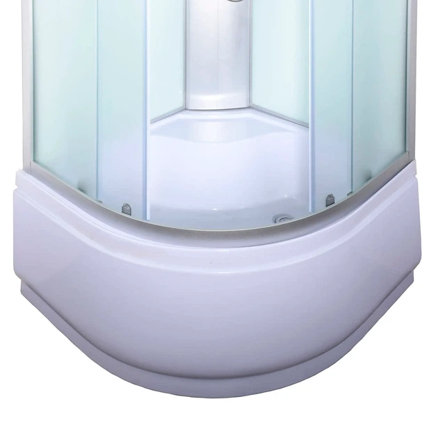 Бокс душевой без гидромассажа Mixxus STRONG SB01-90x90x215-FB SATIN с высоким поддоном (MI6884) - изображение 5