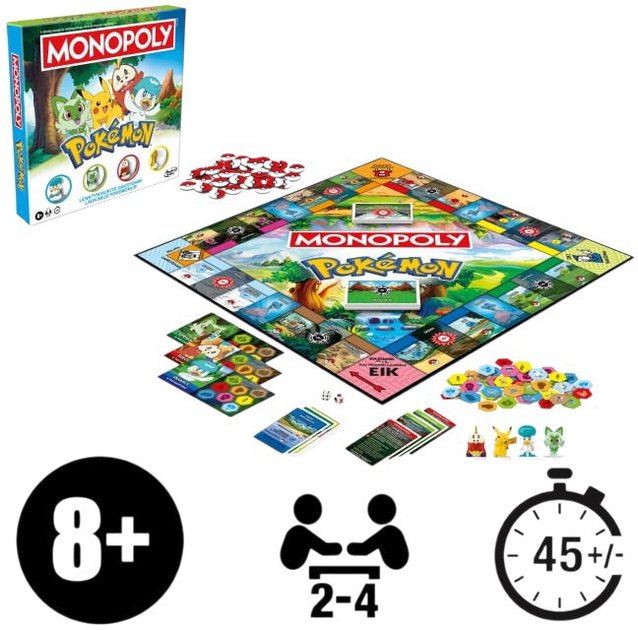 Gra planszowa Hasbro Monopoly Pokemon (wersja litewski) (5010996315496) - obraz 2