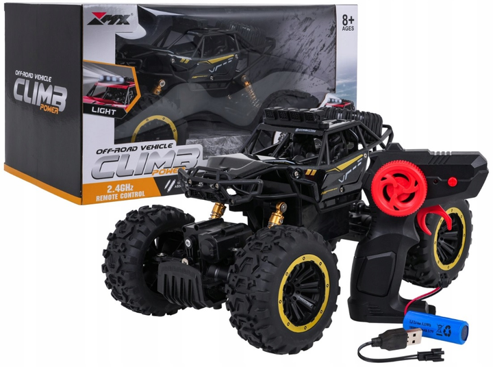 Samochód zdalnie sterowany Rastar Crawler CLIMB POWER 1:18 (5903864974584) - obraz 2