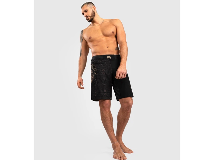Шорти для ММА VENUM Santa Muerte Dark Side Fightshorts XL чорний/коричневий (5576) - изображение 6