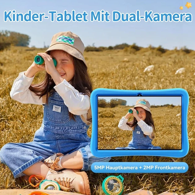 Планшет 10" Oukitel OT6 Kids 4/64Gb 4 ядра Android 13 8000mAh Фиолетовый Б/В - изображение 3