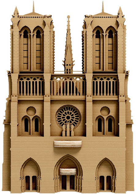 3D пазл картонний Cartonic Собор Нотр-Дам-де-Парі CARTNOTRE (4820191134102) - зображення 2