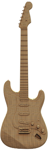 3D пазл картонний Cartonic Гітара CARTGUITAR (4820191134287) - зображення 1