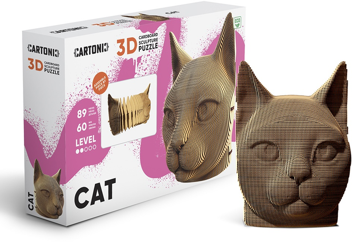 3D пазл картонний Cartonic Кіт CARTCAT (4820191133280) - зображення 8