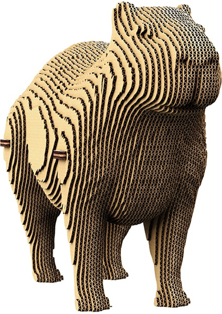 3D пазл картонний Cartonic Капібара CARTCAPY (4820191134393) - зображення 1