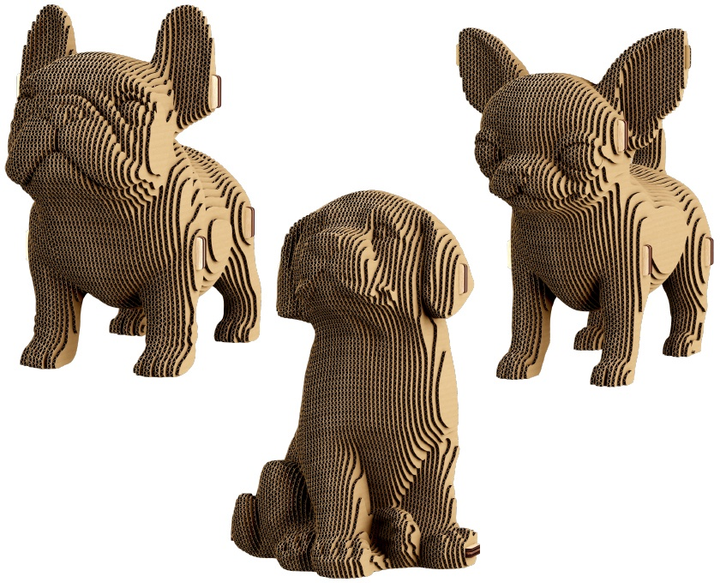 3D пазл картонний Cartonic Тріо цуценят 3в1 CARTPUPPIES (4820191134607) - зображення 1