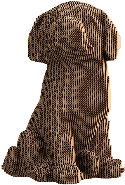 3D пазл картонний Cartonic Тріо цуценят 3в1 CARTPUPPIES (4820191134607) - зображення 2