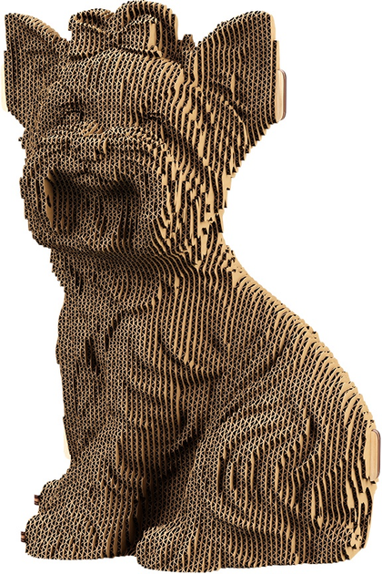 3D пазл картонний Cartonic Йоркширський тер'єр CARTYORK (4820191134706) - зображення 1