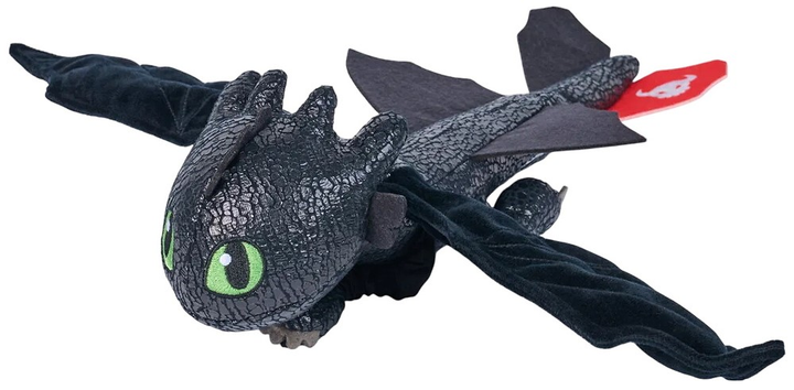 Maskotka Spin Master Hug and Glide Dragons Toothless 30 cm (681147066878) - obraz 4