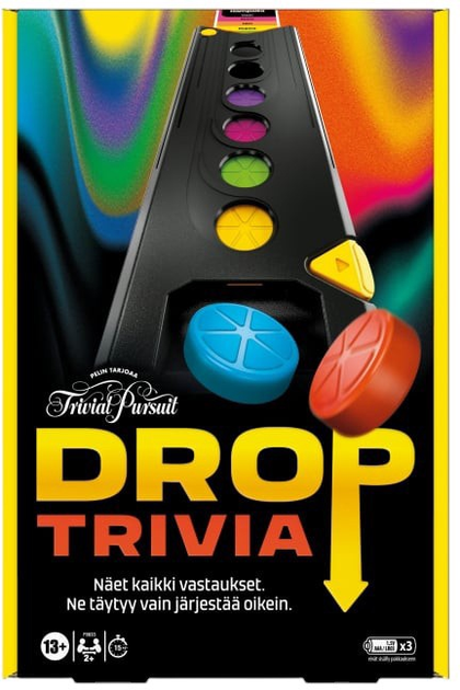 Gra planszowa Hasbro Trivial Pursuit Drop Trivia Game (wersja fińska) (5010996253118) - obraz 1