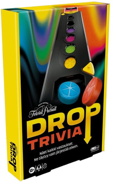 Gra planszowa Hasbro Trivial Pursuit Drop Trivia Game (wersja fińska) (5010996253118) - obraz 2