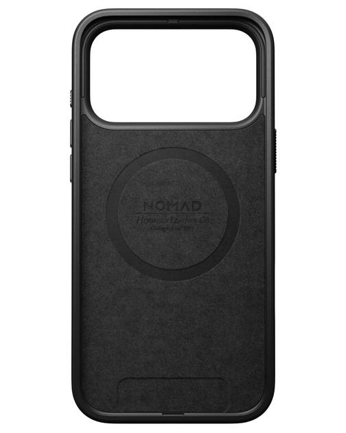 Кожаный чехол Nomad Modern Horween Black для iPhone 17 Pro - Фото 3 Кожаный чехол Nomad Modern Horween Black для iPhone 17 Pro - изображение 3