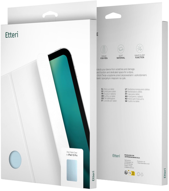 Etui z klapką Etteri do Apple iPad 10th/11th Gen 10.9" Blue (5907504541785) - obraz 7