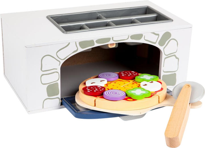 Zestaw do zabawy EcoToys Piec do pizzy + dodatki 12 elementów (4333) - obraz 4