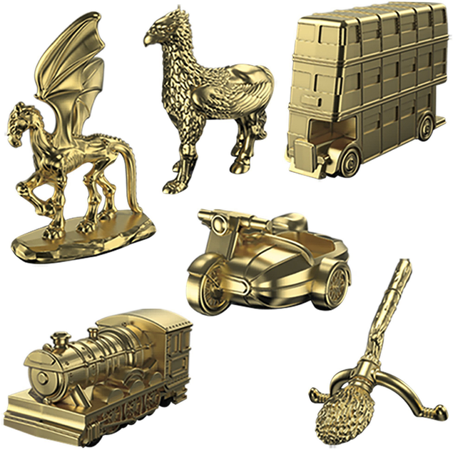 Настільна гра Hasbro Monopoly Harry Potter (версія фінська та шведська) (5010996264350) - зображення 6