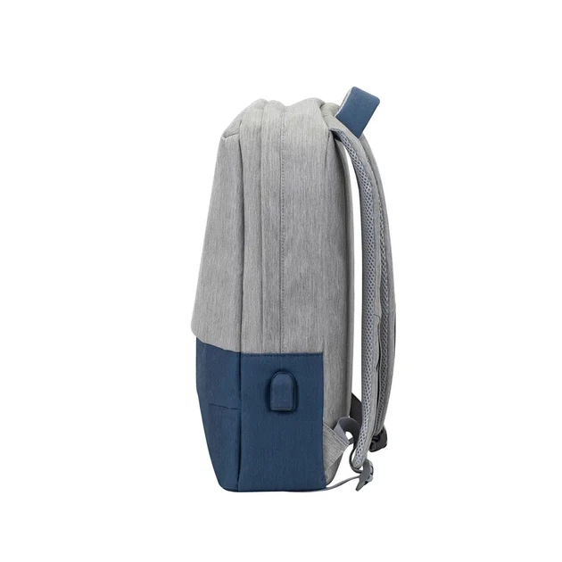 Рюкзак для ноутбука Rivacase 7562 Grey/Dark blue 15.6" - изображение 5