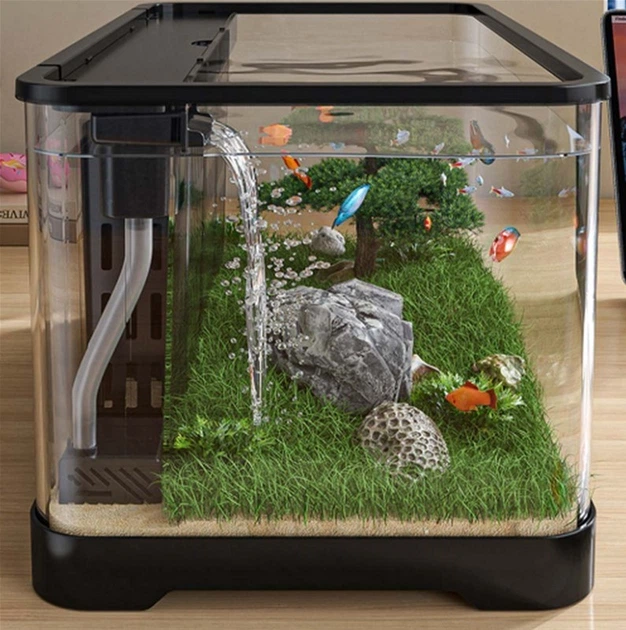 Акваріум Xiaomi QUANGE Lazy Fish Black (Ф33482) – купити онлайн на