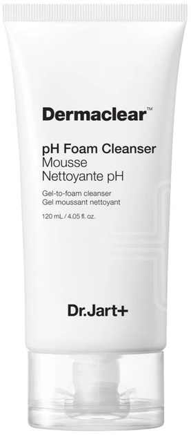 Pianka do mycia twarzy Dr.Jart+ Dermaclear Micro pH nawilżająca 120 ml (8809933611657) - obraz 1
