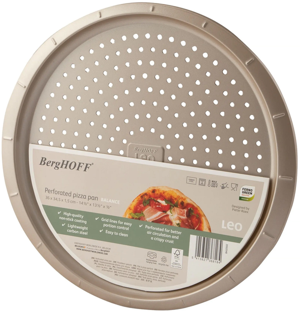 Forma do pizzy BergHOFF Leo Balance okrągła 32 cm (5413821368184) - obraz 2