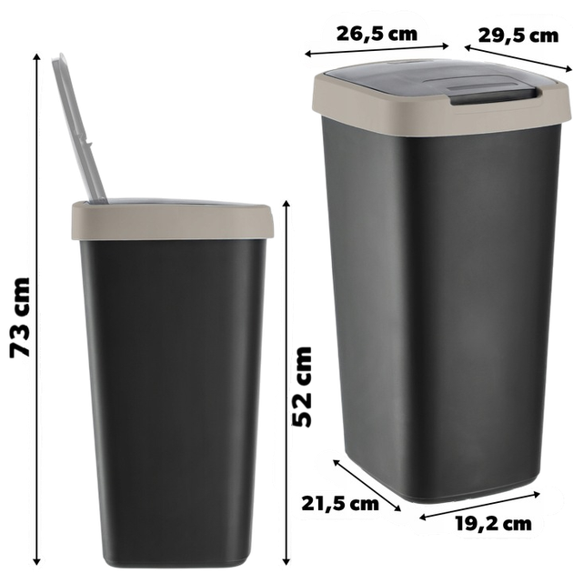 Kosz na śmieci Kadax Compacta 25 l (5903699492710) - obraz 2