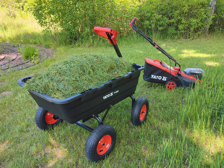 Садовий самоскидний візок YATO YT-86961 - зображення 12