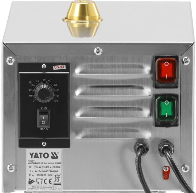 Nadziewarka do kiełbas YATO YG-03379 - obraz 4