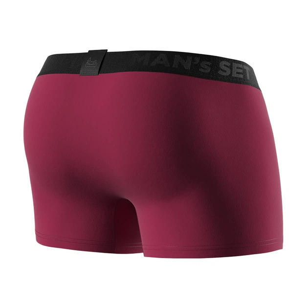 Мужские анатомические боксеры Intimate 2.1 Black Series, бордовые 3XL BSO180-20 - изображение 5