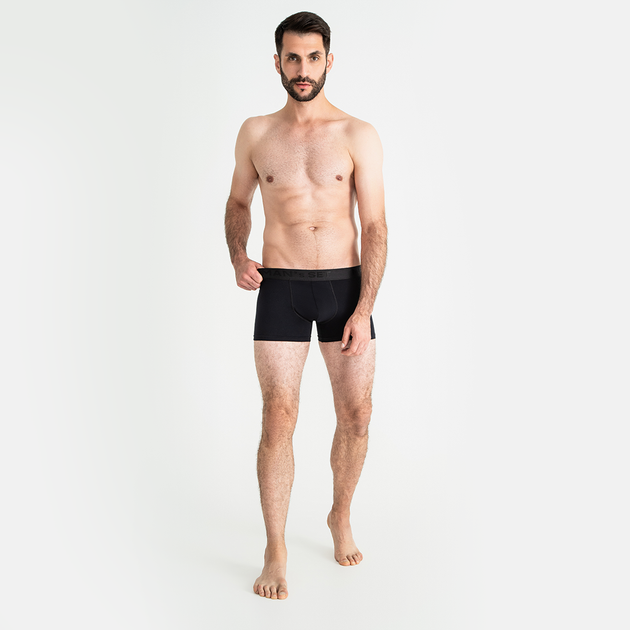 Чоловічі анатомічні боксери Intimate 2.1 Black Series, чорний M BSO180-01 - зображення 3