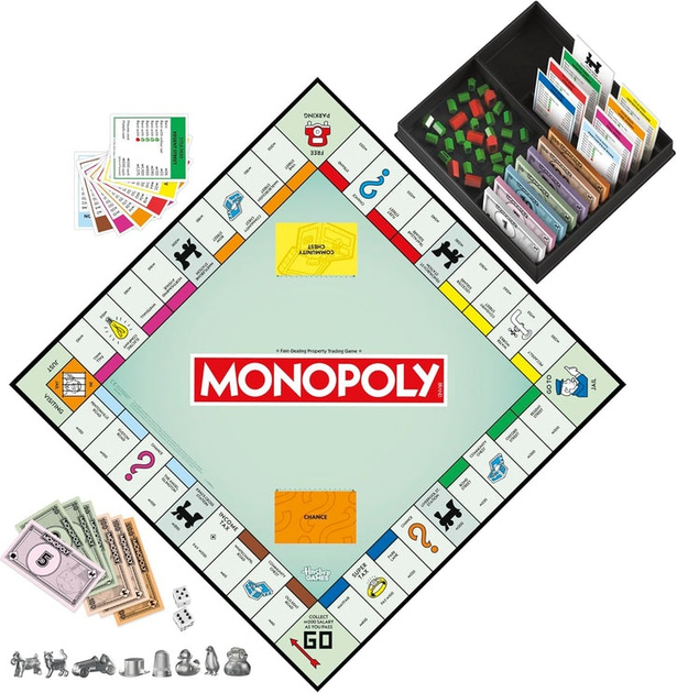 Настільна гра Hasbro Монополія класична (англійська версія) (5010996302274) - зображення 3