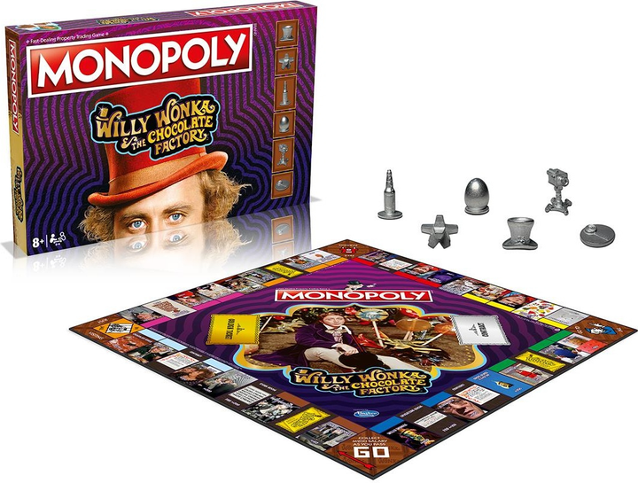 Настільна гра Winning Moves Monopoly Willy Wonka and the Chocolate Factory (англійська версія) (5036905052207) - зображення 2