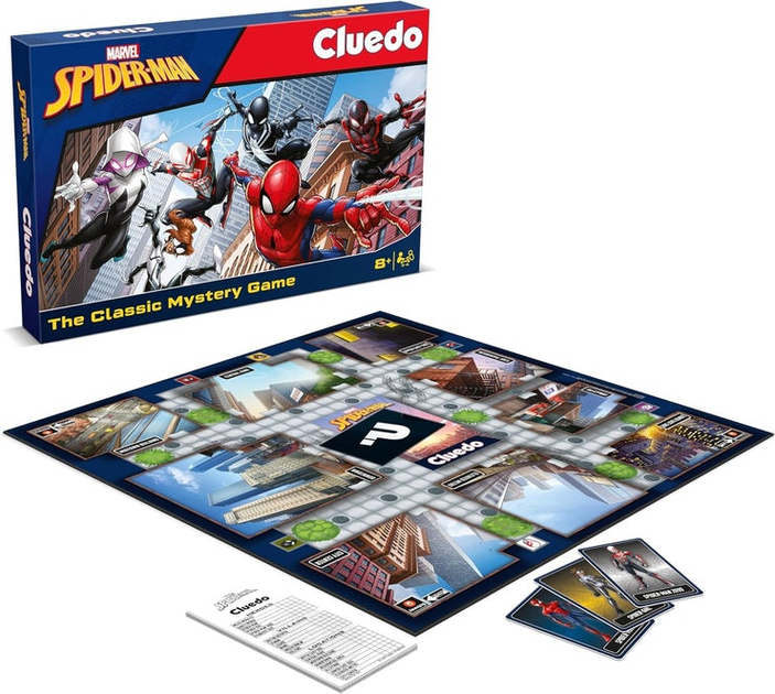 Настільна гра Winning Moves Cluedo Spider-Man (англійська версія) (5036905057509) - зображення 4