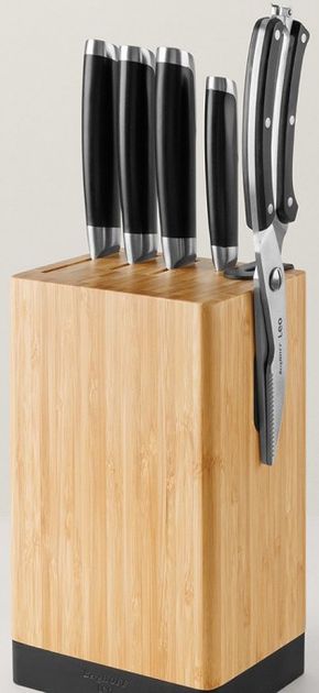 Zestaw noży BergHOFF Leo Graphite Noże 4 szt + Podstawka (5413821376325) - obraz 5