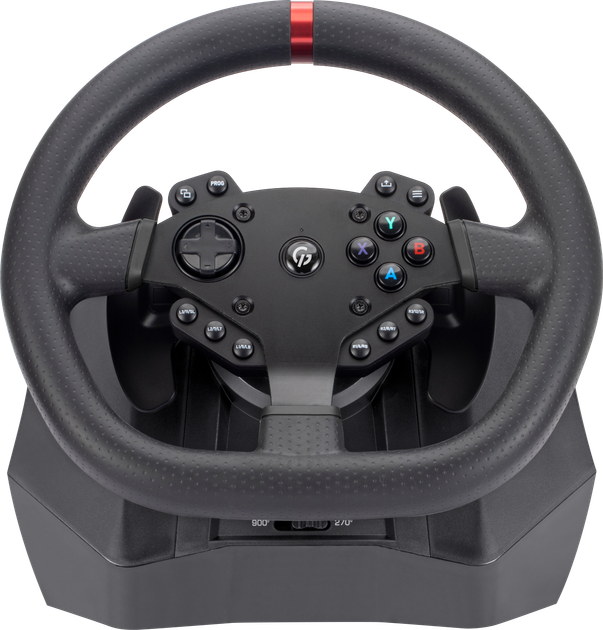 Ігрове кермо з автоматичним поверненням GamePro RW575PM з педалями та коробкою передач XBOXONE/PS4/PS3/PC/SWITCH - зображення 2