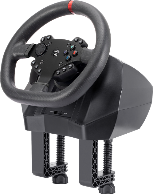 Ігрове кермо з автоматичним поверненням GamePro RW575PM з педалями та коробкою передач XBOXONE/PS4/PS3/PC/SWITCH - зображення 5