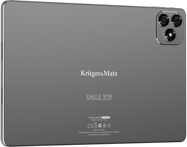 Планшет Kruger&Matz EAGLE 1078 Wi-Fi LTE 6/128GB Grey (5901890122818) - зображення 3