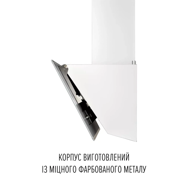 Вытяжка декоративная наклонная PERFELLI VIO 5HW BIANCO - изображение 2