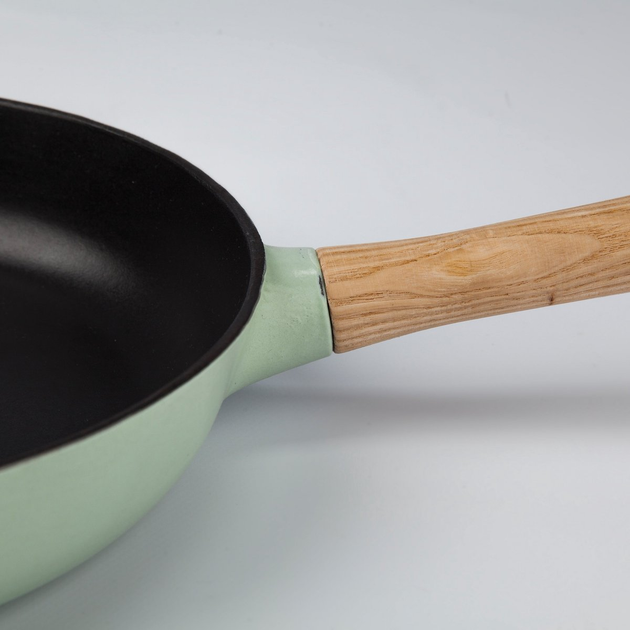 Patelnia BergHOFF Ron żeliwna Zielona 26 cm (5413821050447) - obraz 3